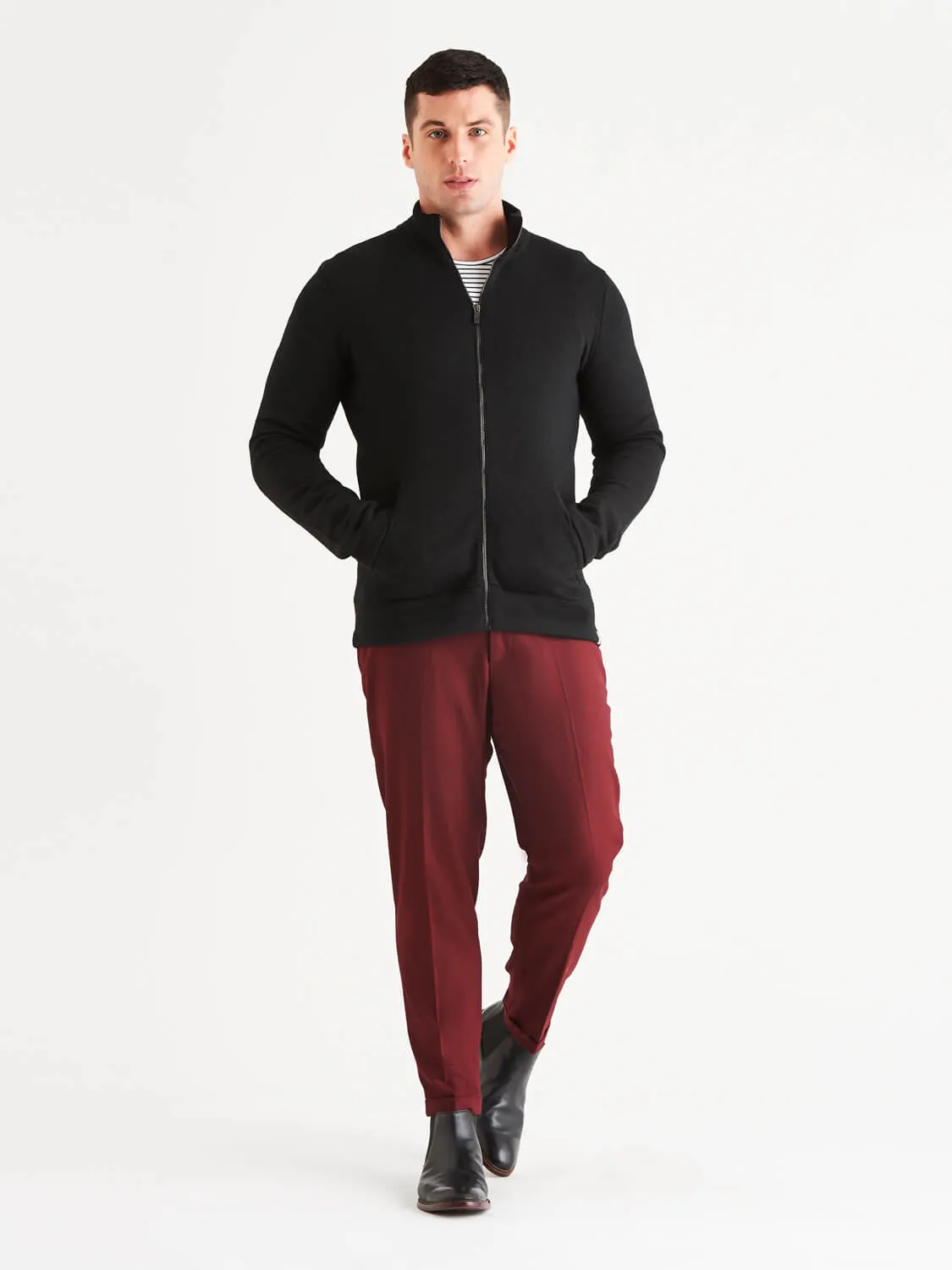 Sidney LuxCore™ Cashmere Zip Sweater