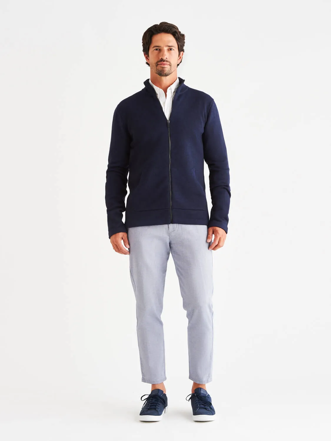 Sidney LuxCore™ Cashmere Zip Sweater