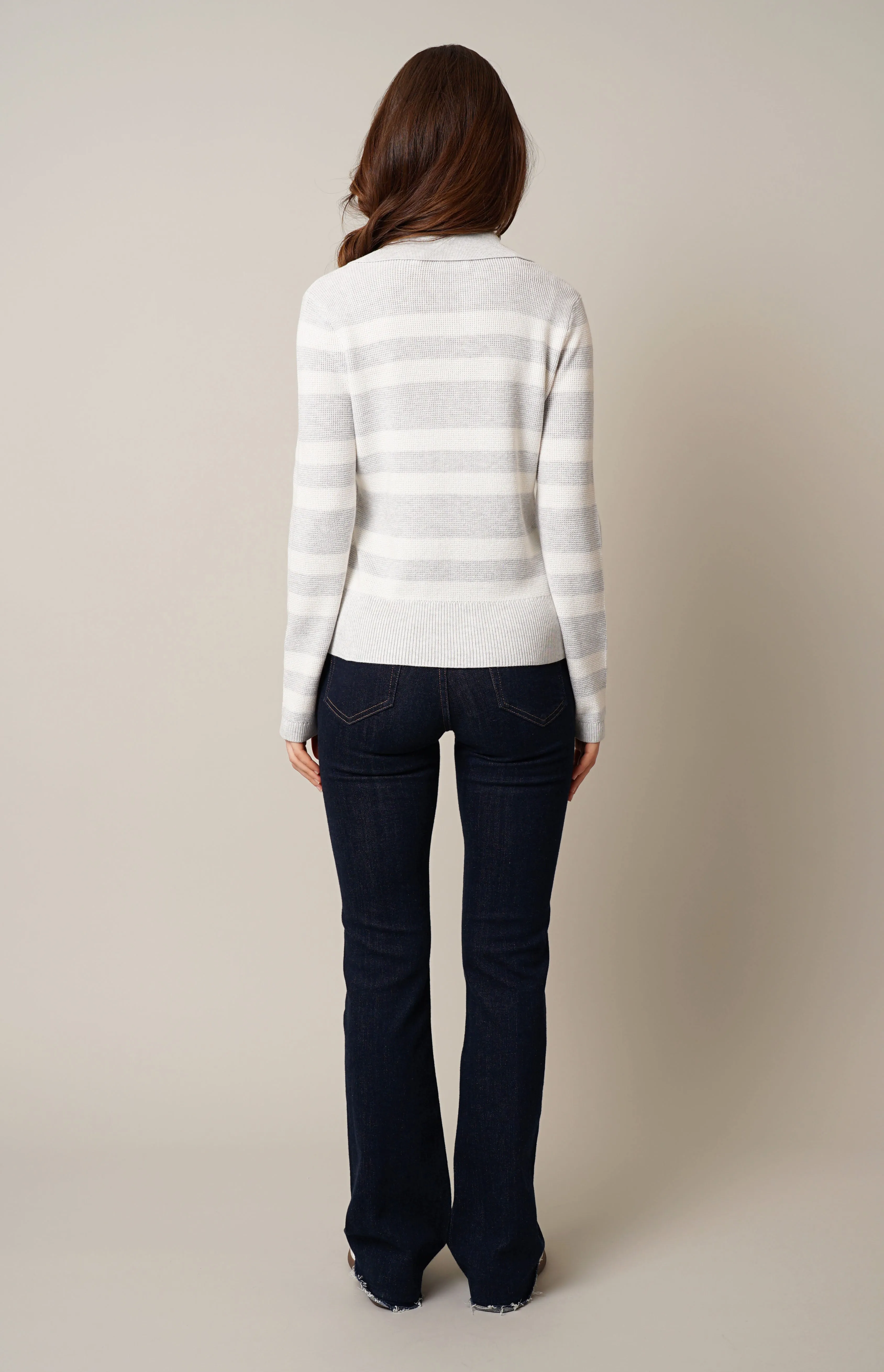 Striped Collared Pullover