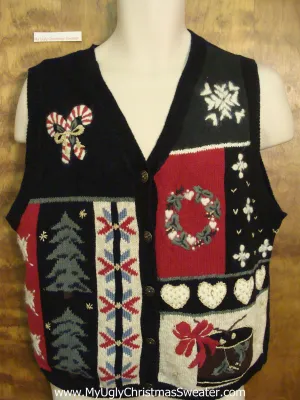 Tacky Designs Ugliest Bad Christmas Sweaters Vest