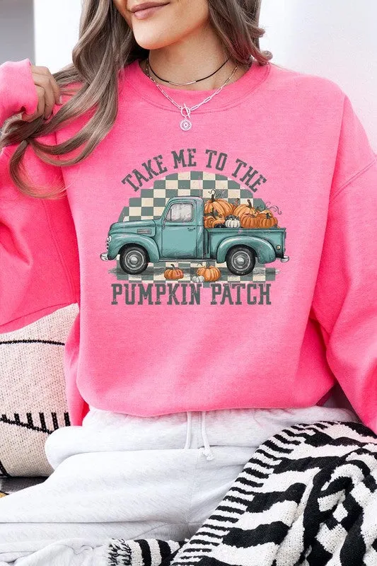 Take Me To The Pumpkin Patch Fleece Sweatshirts