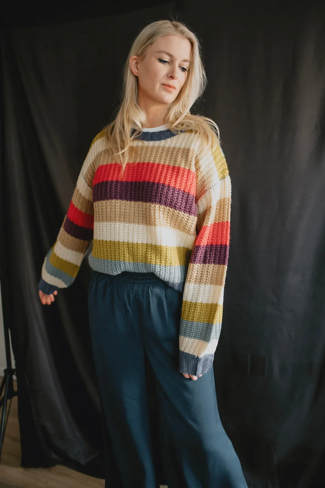 The Ettie Striped Pullover