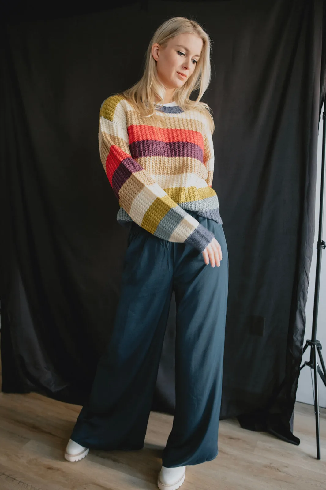 The Ettie Striped Pullover