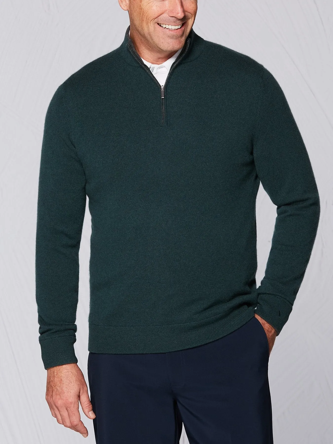 Tour Authentic 1/4 Zip Cashmere Windstopper