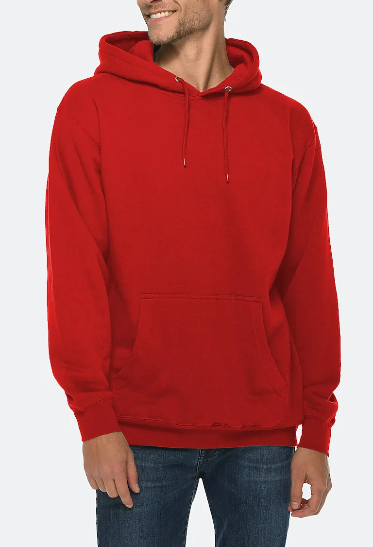 Venley Weighted Men's MADE IN THE USA Red Hoodie