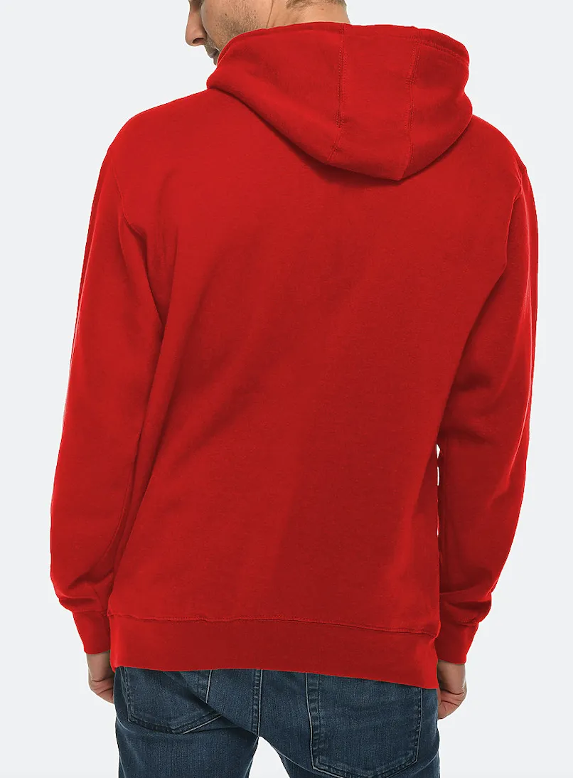 Venley Weighted Men's MADE IN THE USA Red Hoodie