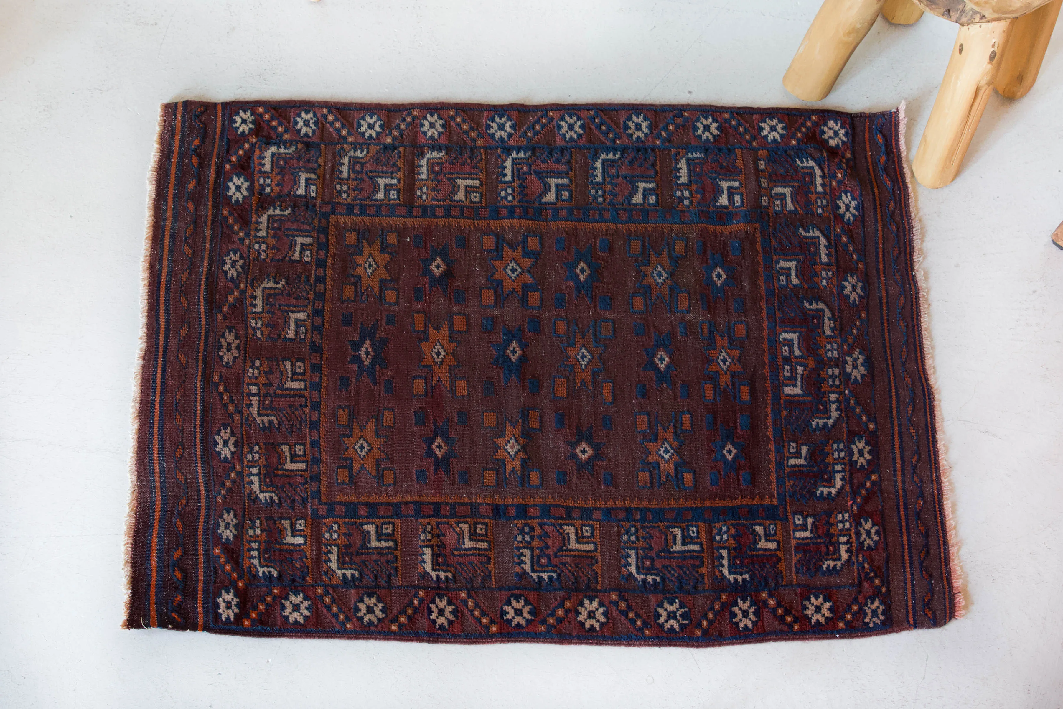 Vintage Mini Pergamum Rug 3'2"x4'2"