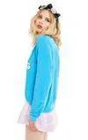 WILDFOX - Sunday Sadness Baggy Beach Jumper in Wonderland Blue